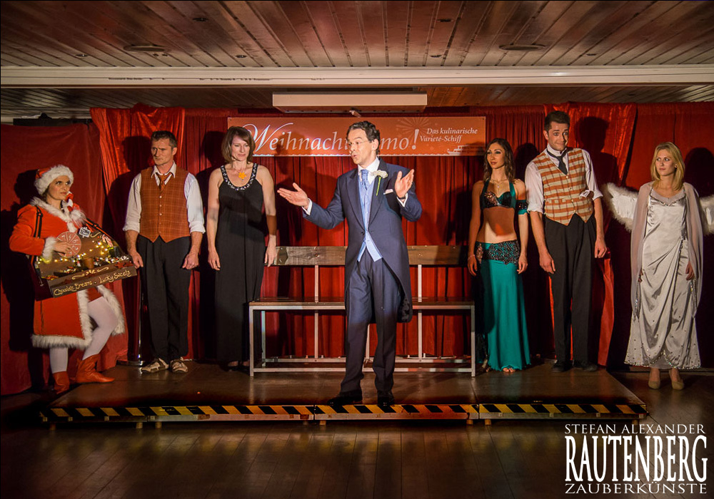 Als Conférencier beim Weihnachtsvarieté in Frankfurt am Main