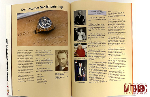 Taschenspieler Zauberkünstler Illusionisten - Hofzinser-Ring